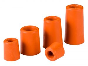 DEURBUFFER 50MM ROOD RUBBER