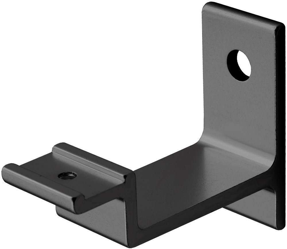 LEUNINGHOUDER STRIP MAT ZWART 3541-18