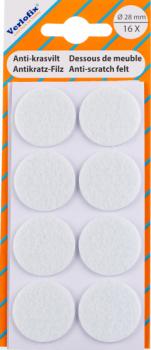 ANTI-KRASVILT 28MM WIT 16ST ZELFKL.