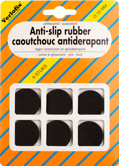 ANTI-SLIP RUBBER ZWART 28MM 9ZB