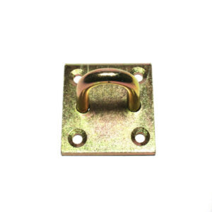 U-BEUGEL OP PLAAT 40X40MM VERZINKT