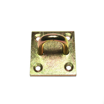 U-BEUGEL OP PLAAT 40X40MM VERZINKT