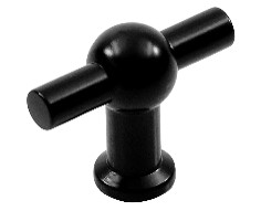 KNOP THEA ZWART 50MM