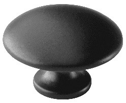 KNOP SOPHIA 35MM MAT ZWART