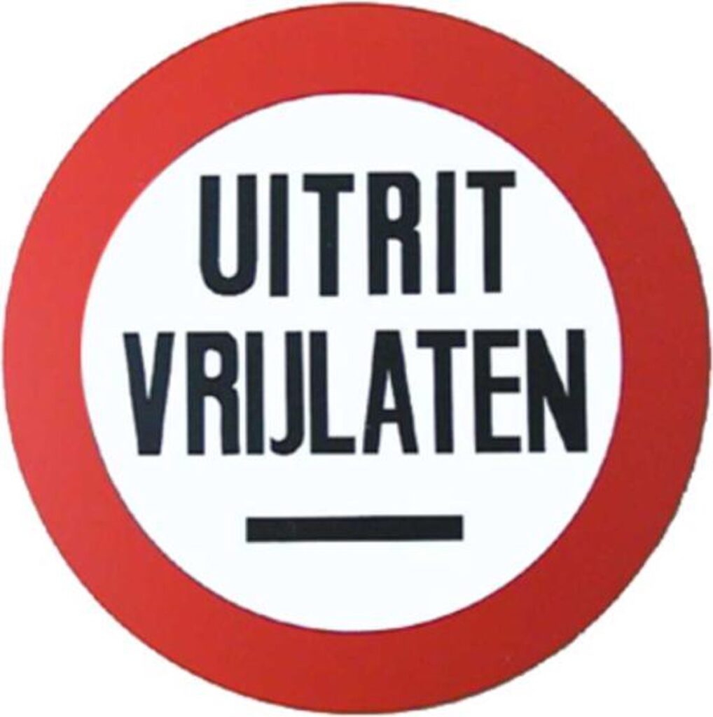 BORD UITRIT VRIJLATEN ROND 236MM