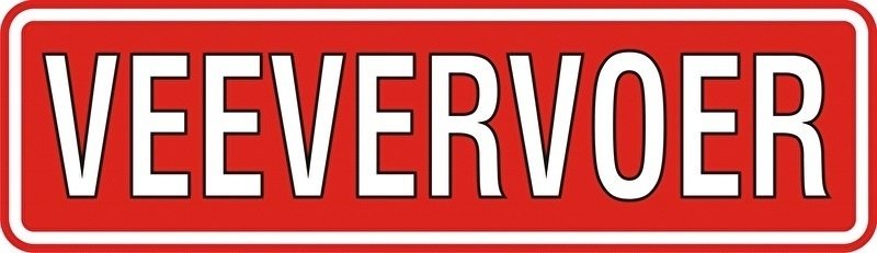 BORD VEEVERVOER KUNSTSTOF