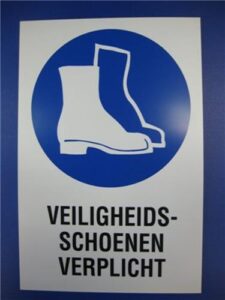 BORD VEILIGSCHOEN VERPL. 20X30CM