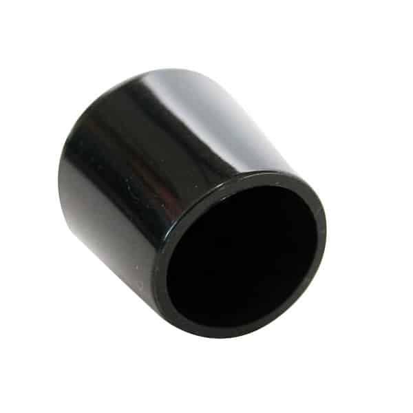 POOTDOP 32MM ZWART PEERVORM 100 STUKS