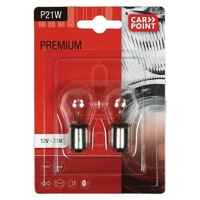 AUTOLAMP P21W BA15S/382 2ST CARPOINT