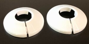 BUISROZET 22MM WIT 2 STUKS SANIVESK