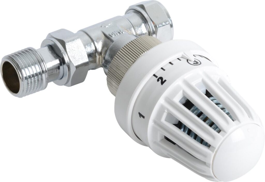 RADIATORKRAAN THERM RE 1/2 WIT