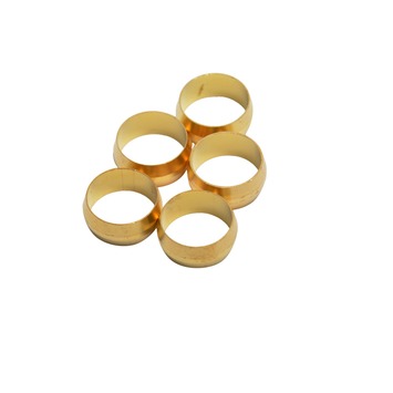 STEUNHULS 12MM MESSING 1 IN ZAKJE