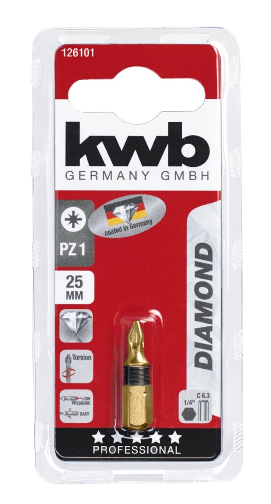 BITS PZ1 25MM DIAMOND KWB 126101