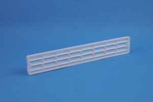 PLINTROOSTER 458X75MM WIT KUNSTSTOF