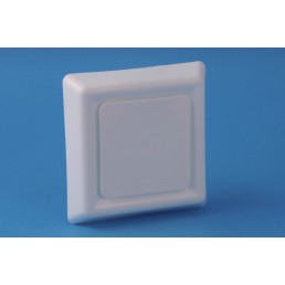 AFZUIGVENTIEL.VIERKANT 125 WIT