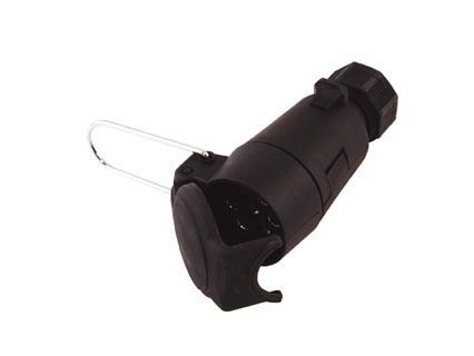 AANHANGSTEKKER 7-P METAAL+BEUG