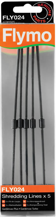 SHREDDERS 5 STUKS V.GARDENVAC