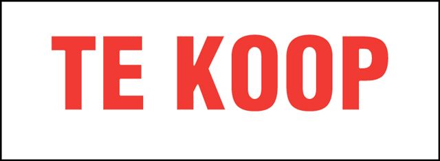 BORD TE KOOP 330X120MM