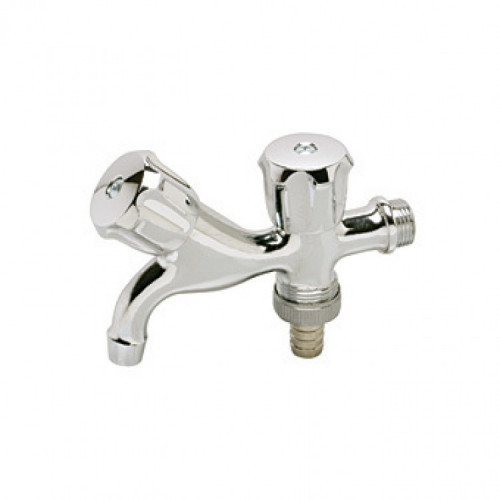 CHR.COMBIKRAAN TAP+SLANGWARTEL 1/2