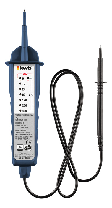 SPANNINGZOEKER 2-POLIG KWB 142400