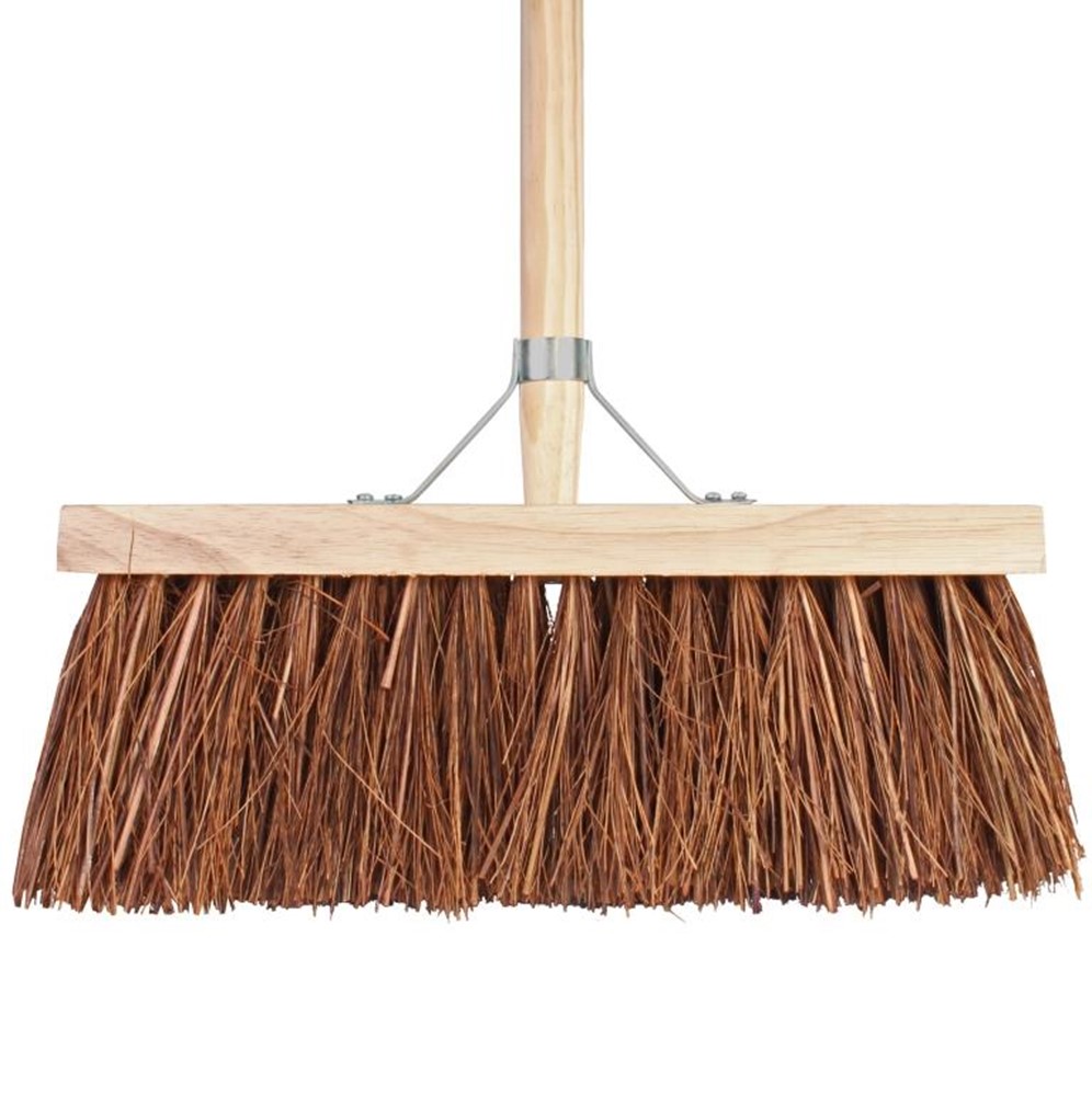 BEZEM BRUIN 37CM + STEEL 140/28