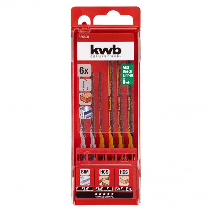 DEC.ZAAGBLADEN 6 STUKS IN CASSETTE