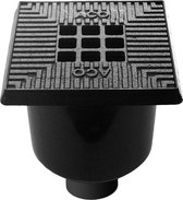 VLOERPUT ABS 20X20CM GIETIJZER ROOSTE