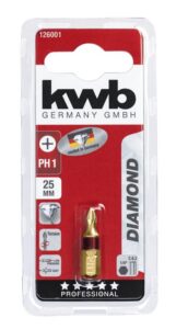 BITS PH1 25MM DIAMOND 126001 KWB