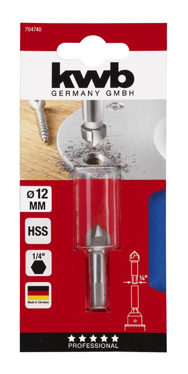 VERZINKBOOR HSS 6K 12MM 704740 KWB