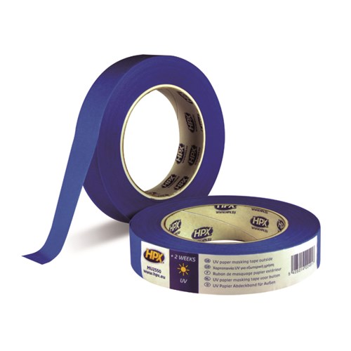 MASKINGTAPE UV 25MM 50M BLAUW HPX