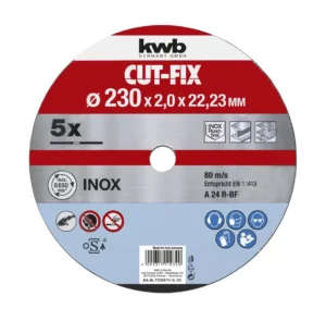 DOORSLIJPSCHIJF 230X2.0MM STAAL KWB