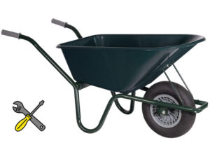 TUINKRUIWAGEN BASIC 100L PP BAK
