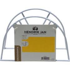 WANDSLANGHOUDER METAAL WIT HJ