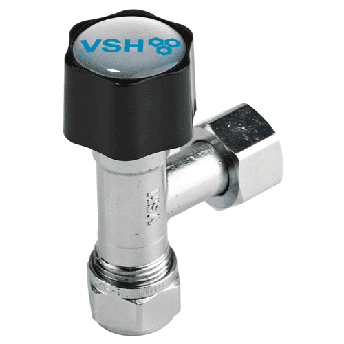 HOEKSTOPKRAAN 3/8X12MM IN ZB ZAKJE