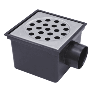 VLOERPUT ABS 20X20CM 403 RVS ROOSTER