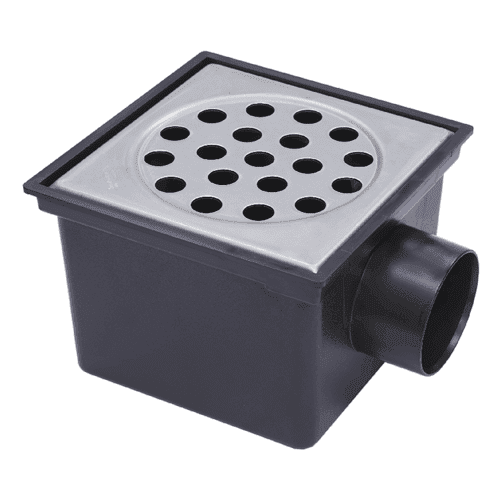 VLOERPUT ABS 20X20CM 403 RVS ROOSTER