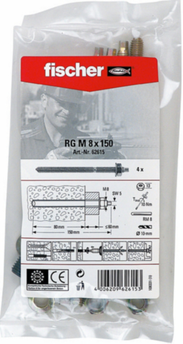 DRAADSTANG RGM  8X150B ZK 4ST