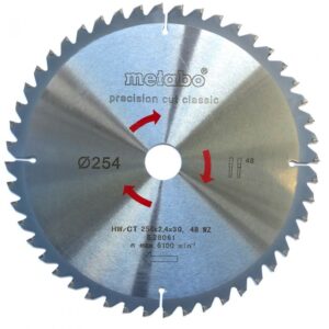 CIRKELZAAGBLAD 254X30 48T 628061 MET.