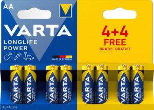 BATTERIJ VARTA 4906 AA LONGLIFE ZB4+4