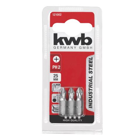 SCHROEFBIT KWB PH2 3ST 121002