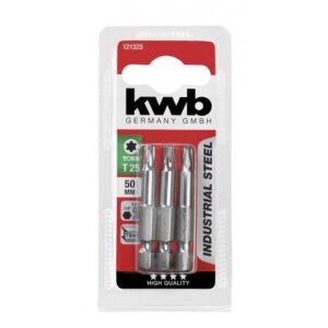 SCHROEFBITS 50MM T25 3 ST. KWB 121325