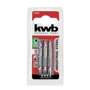 SCHROEFBITS 50MM T30 3 ST. KWB 121330