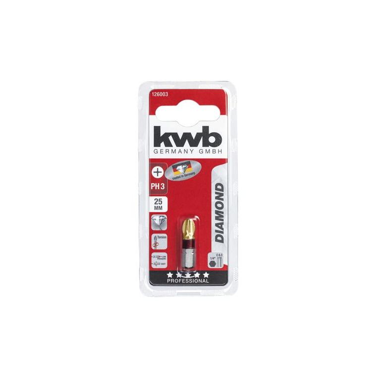 BITS PH3 25MM DIAMOND KWB 126003