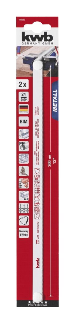 MET.ZAAGBL.BI 24T 300MM 2 STUKS KWB