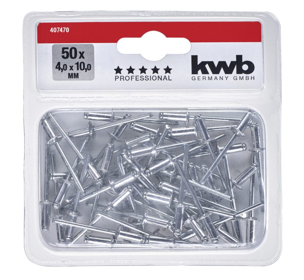 POPNAGELS 4.0X10.0MM  50ST KWB 407470