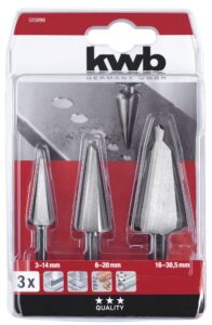 PLAATBORENSET HSS 3 DELIG KWB 525090