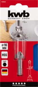 VERZINKBOOR HSS 6KANT 16MM KWB 704840