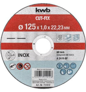 DOORSLIJPSCHIJF 125X1.0MM KWB 711712