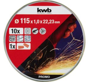 DOORSLIJPSCHIJF DUN 115X1MM BLIK 10ST