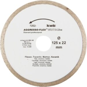 DIAMANTSCHIJF 125MM WHITE LINE KWB